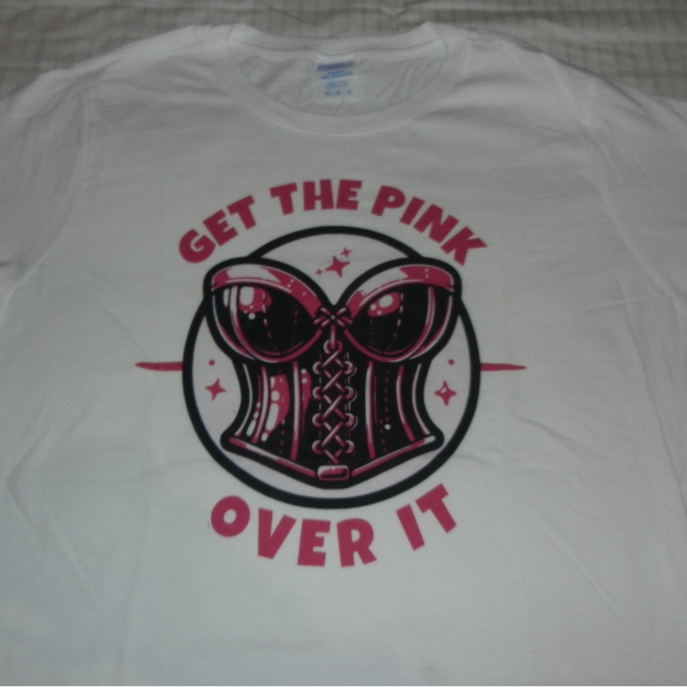 Custom Lj shirt “get the pink over it”